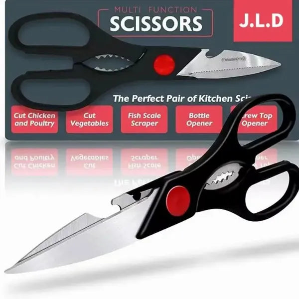 Kitchen scissors nutcracker detail