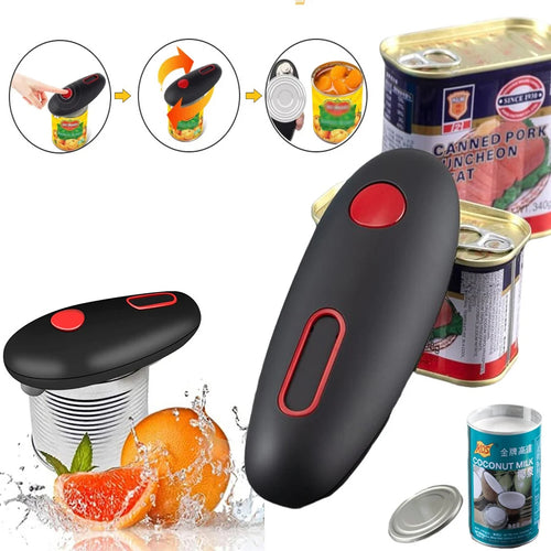 One-Touch Electric Jar and Can Opener