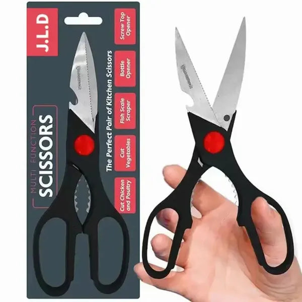 Kitchen scissors bottle opener detail